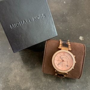 Ladies Parker Two Tone Chronograph Watch